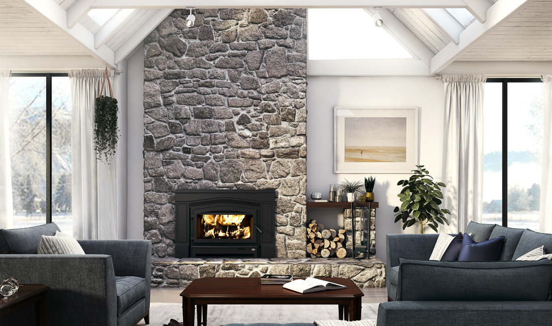 An Osburn Matrix wood burning stove from The Pellet Fire Of Sioux Lookout Ontario